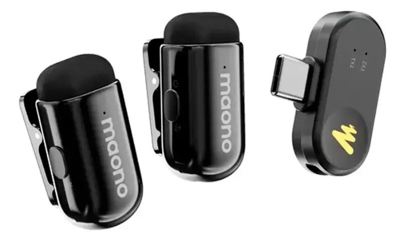 Microfone Lapela Maono Wave T1 Mini Tipo-C - Foto 3