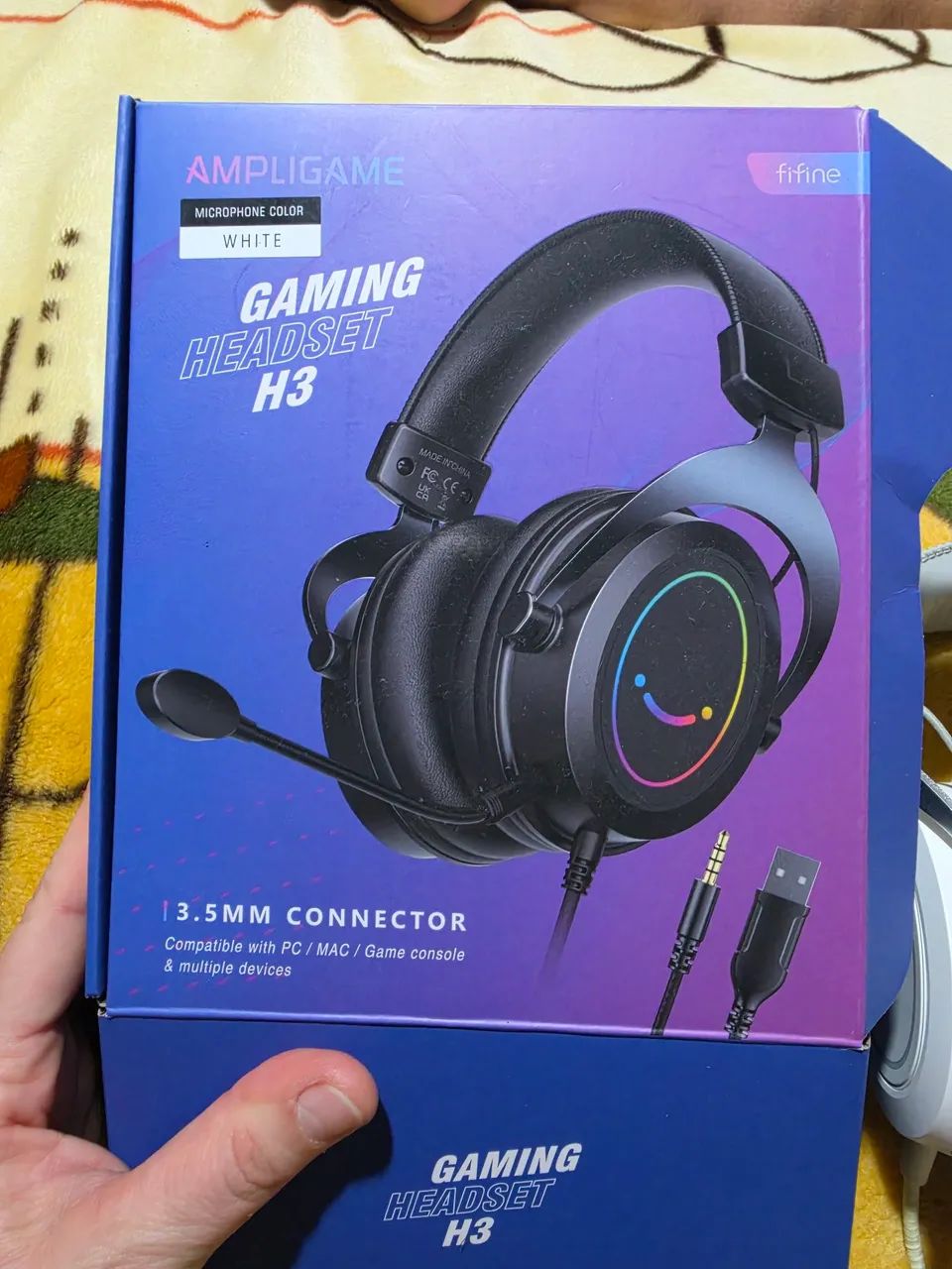 Fone Gamer Com defeito,  sem receber e enviar som