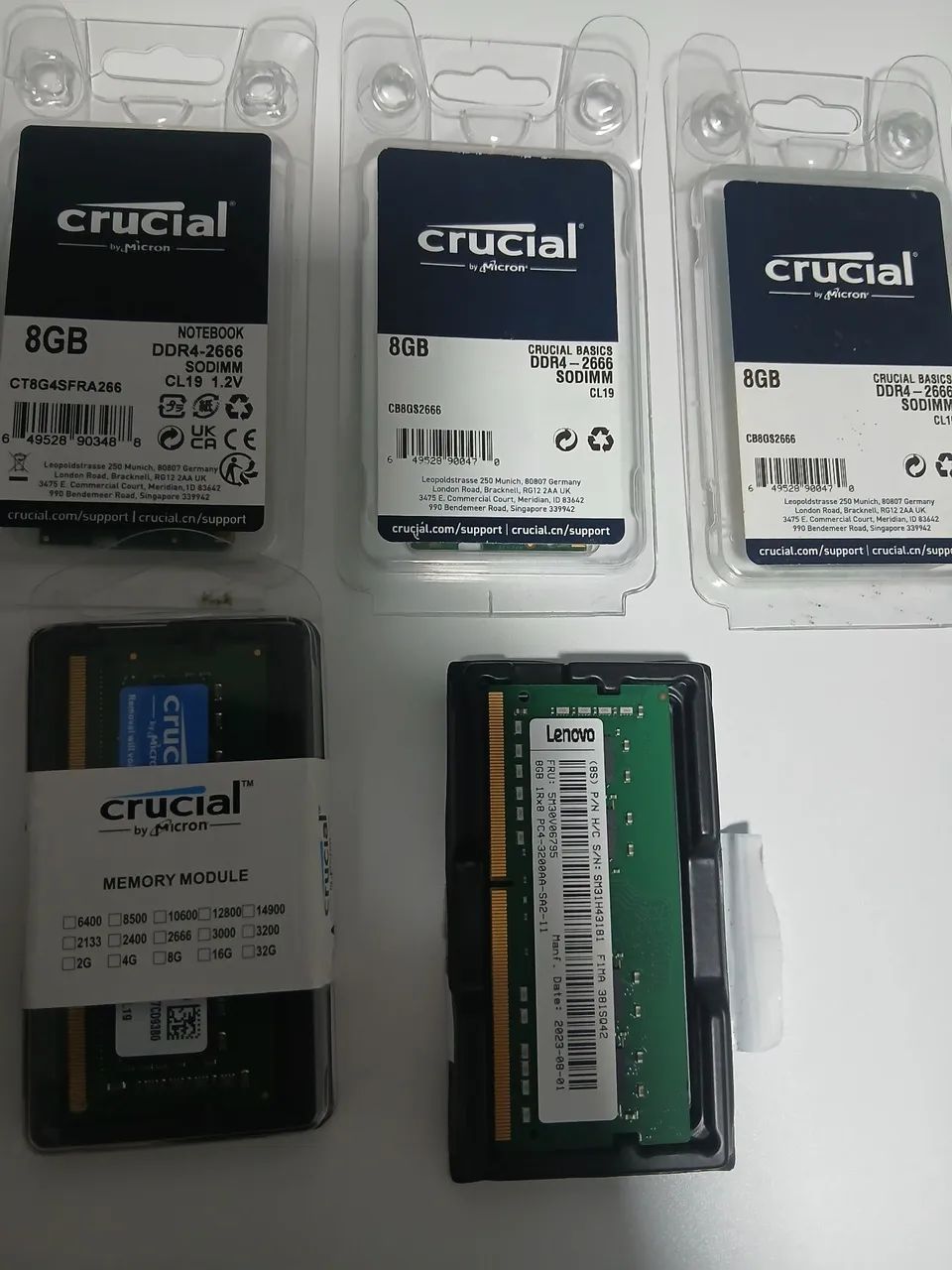 Memória ddr4 8gb notebook 