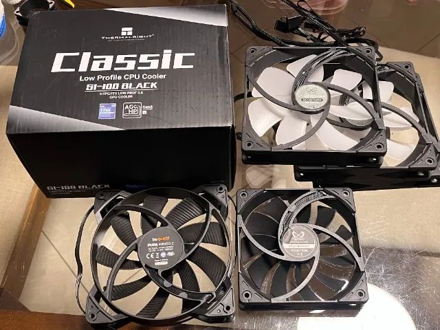 Cooler CPU Thermalright SI-100 Black + Fans Intel AMD AM4 AM5 LGA1700 LGA1851 Processador - Foto 2