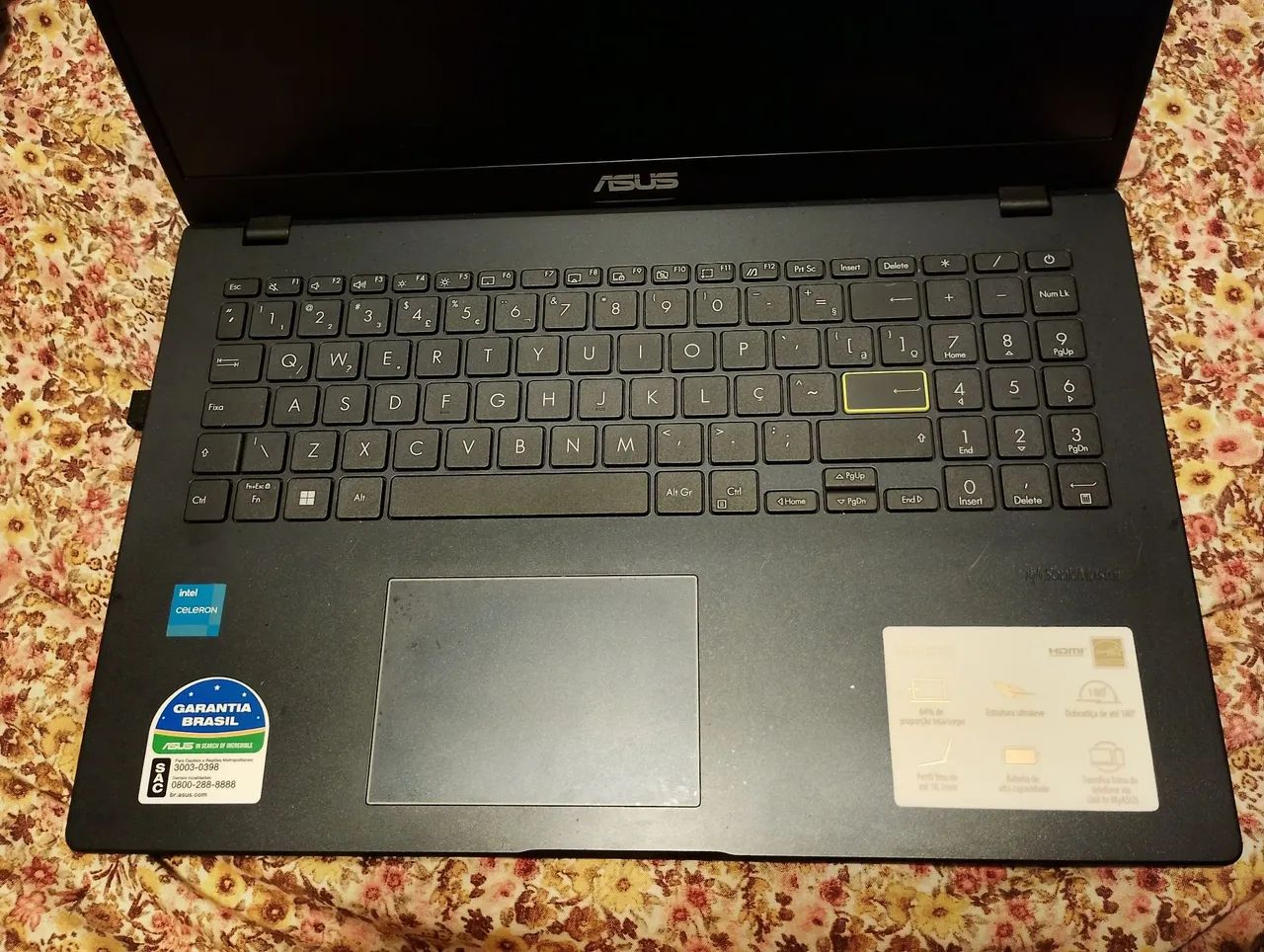 Notebook Asus E510 - 4gb - Intel Celeron N4500 Tela 15.6