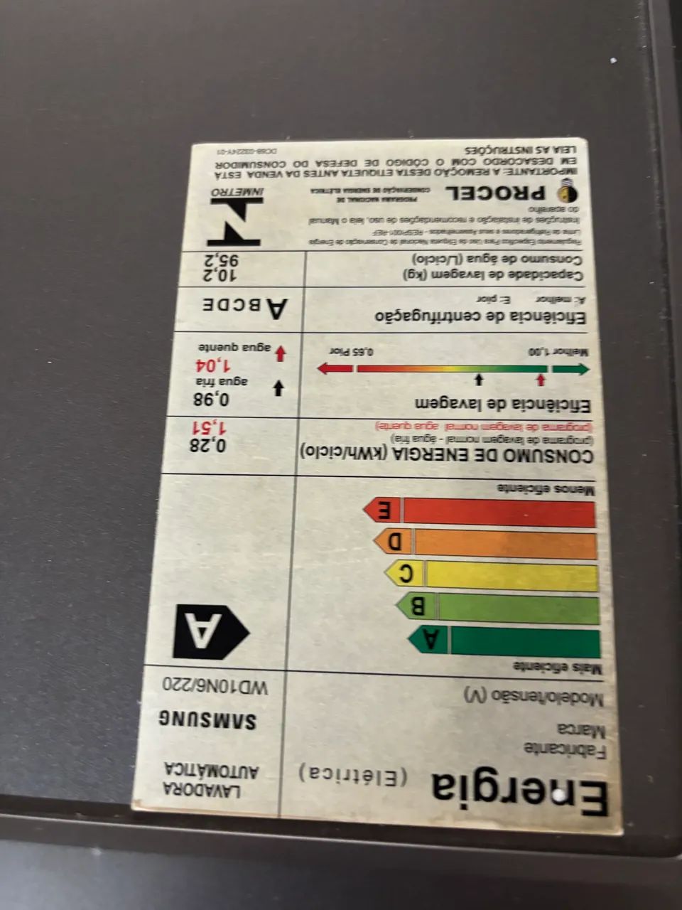 Máquina de lavar Samsung  - Foto 2