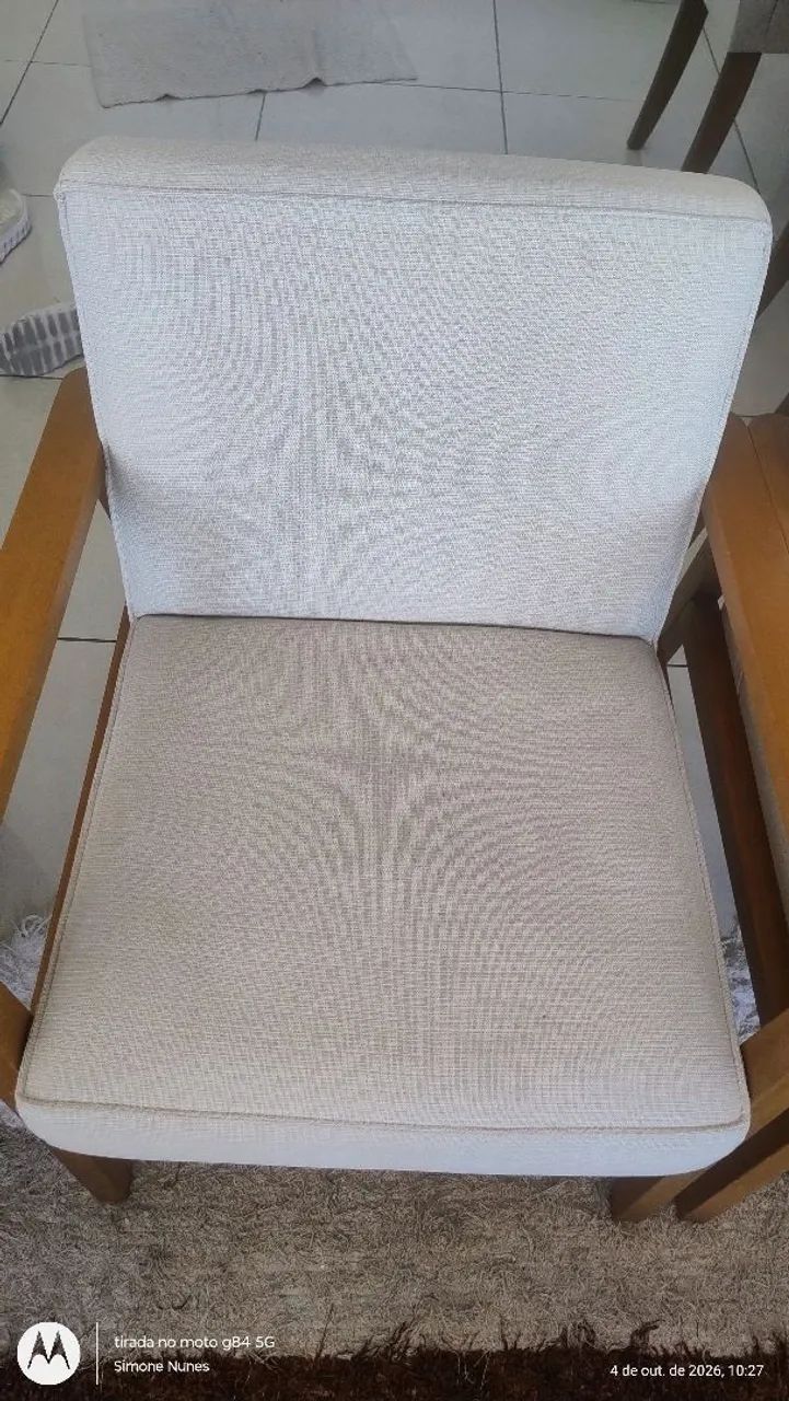 Poltrona em linho  - Foto 2