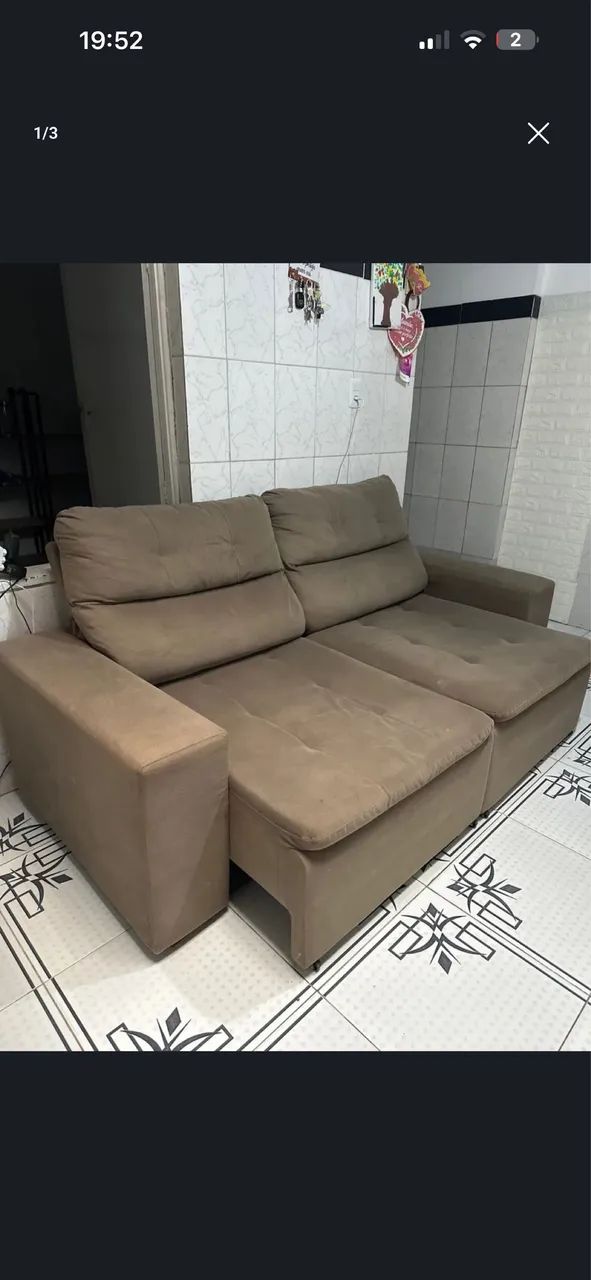 Sofá retrátil e reclinável  - Foto 2
