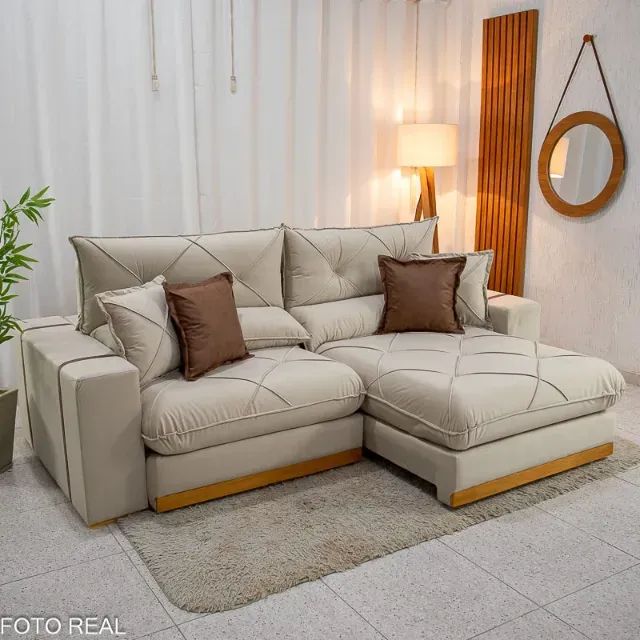 Sofá Retrátil  Reclinável Gran Bello 2.50m   Novo   Pronta Entrega - Foto 4