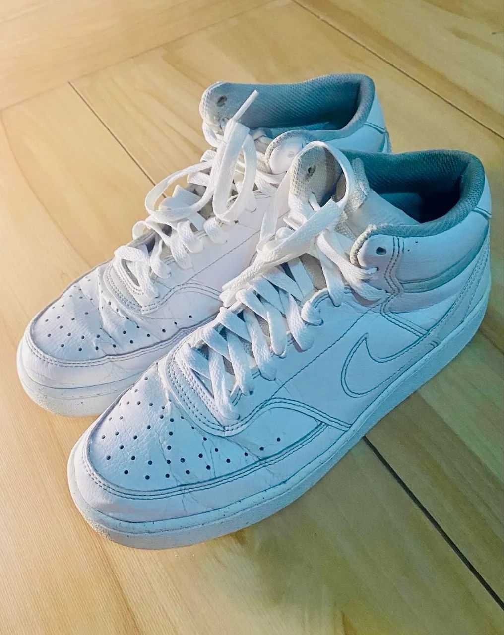 Tênis NIKE Court Vision Branco 39  - Foto 2
