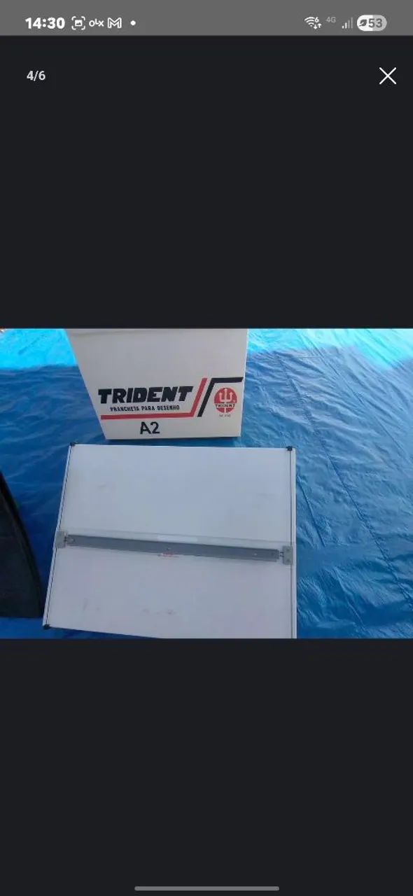 Kit desenho Técnico Trident A2 EXCELENTE ESTADO 