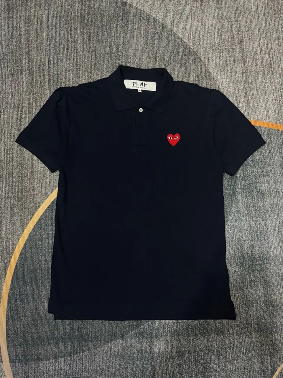 Polo Cdg Play Azul marinho 