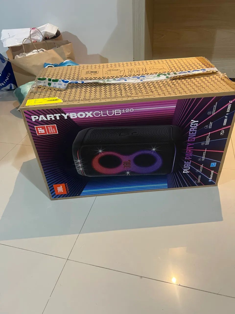 Caixa de som JBL Parybox 120  - Foto 4
