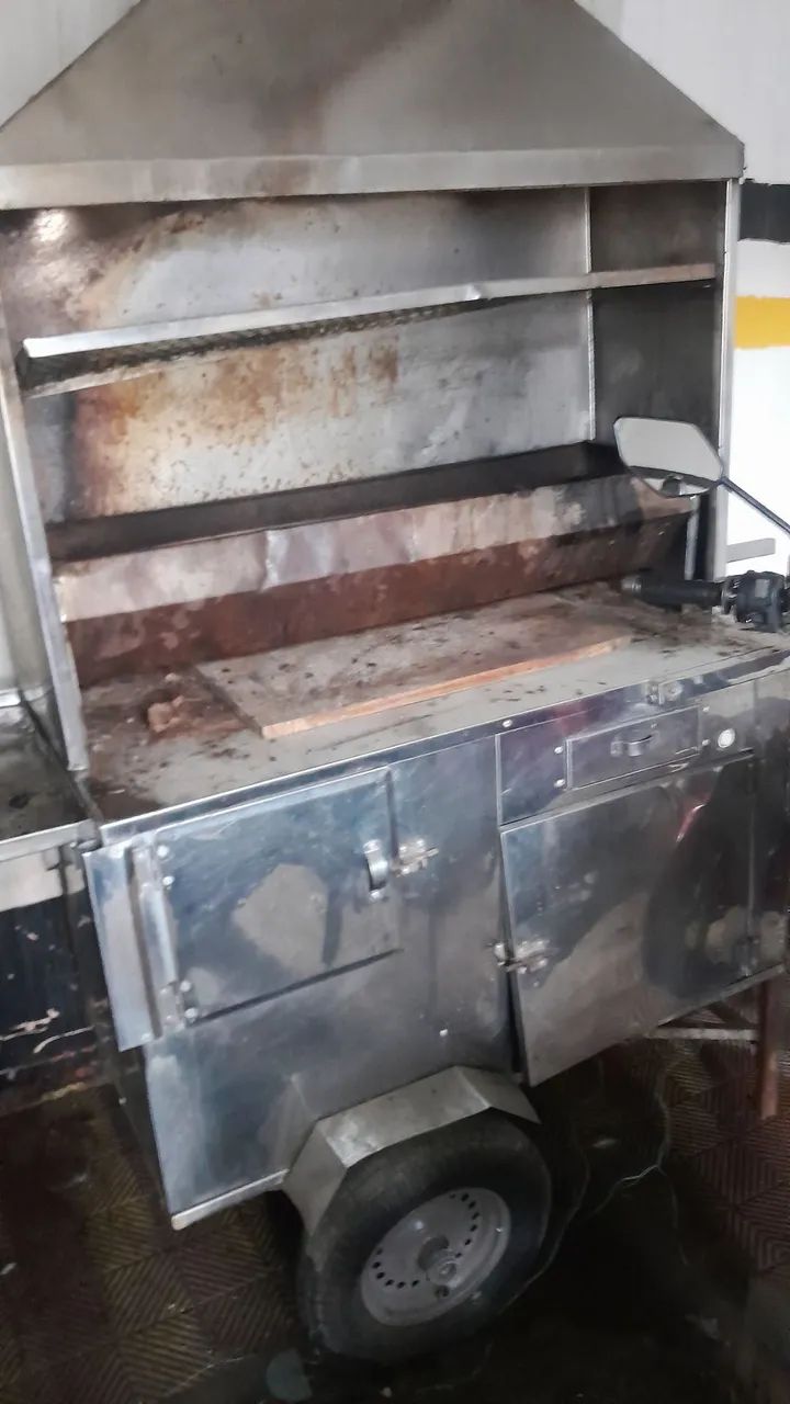 Carrinho para churrasco usado 900 reais  - Foto 5
