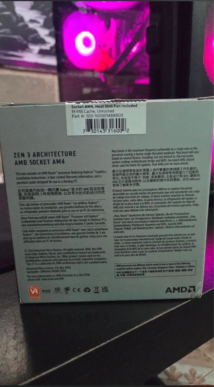 RYZEN 5 5600GT C/ COOLER BOX - Foto 2