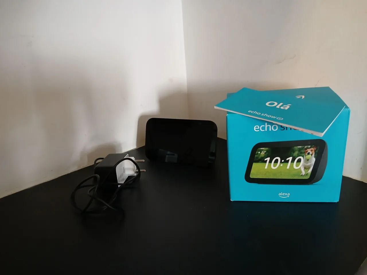ALEXA ecoshow 5  nova na caixa