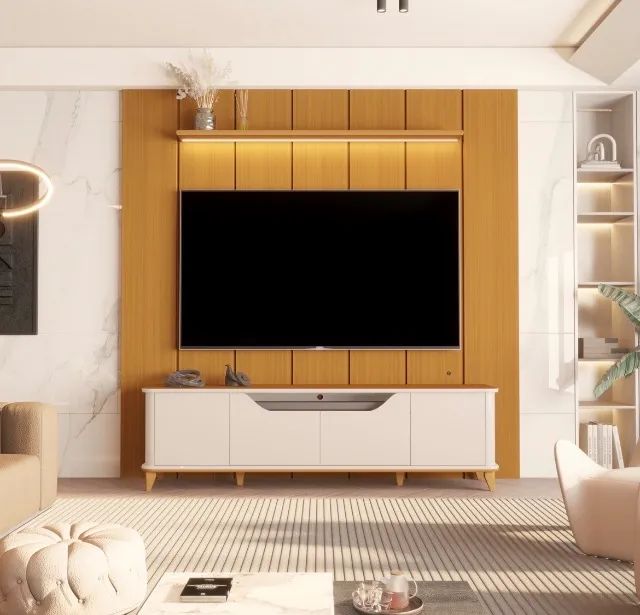 Painel com Rack Cedro Prime 219