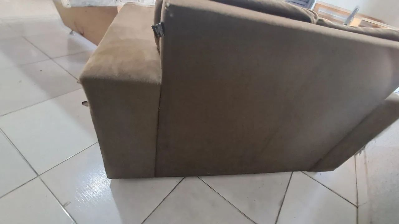 Sofa suede 2 lugares  - Foto 3