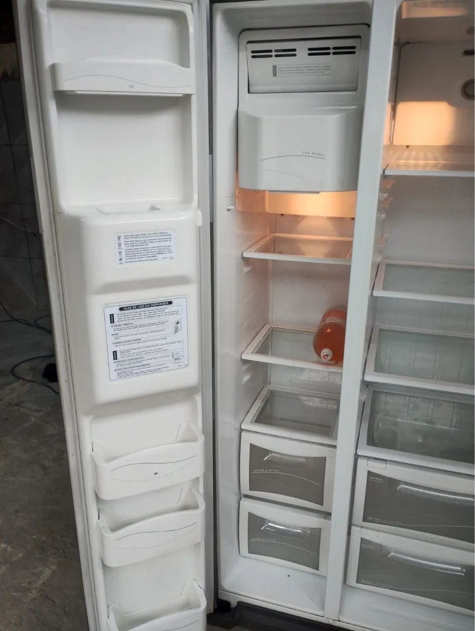 Geladeira Side by Side Inox - Foto 5