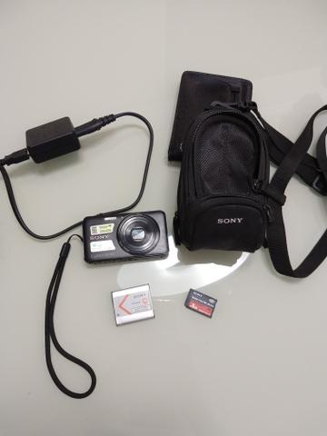 Câmera fotográfica Sony+case+cartão de memória de 8gb
