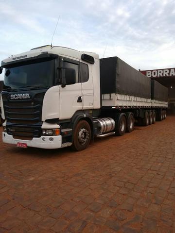 Scania R440 6x4 2014 + Rodotrem Curto - Foto 2