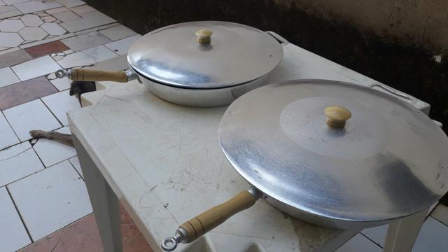 Frigideiras de alumínio batido