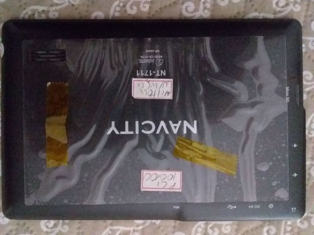 Tablet NavCity não liga, pouco usado, retirada de peças