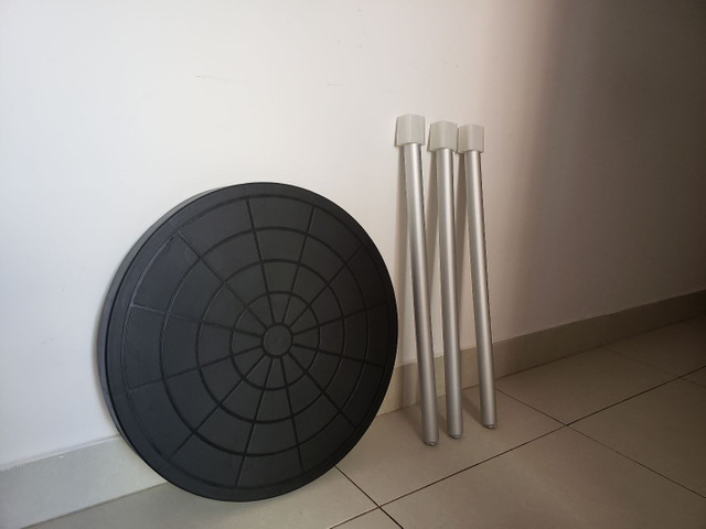 MESA DE PLÁSTICO PÉS CROMADOS - Foto 3