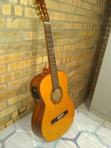 Violão Di Giorgio zerado( elétrico de naylon) - Foto 5