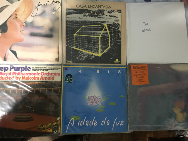 Lote de discos de vinil