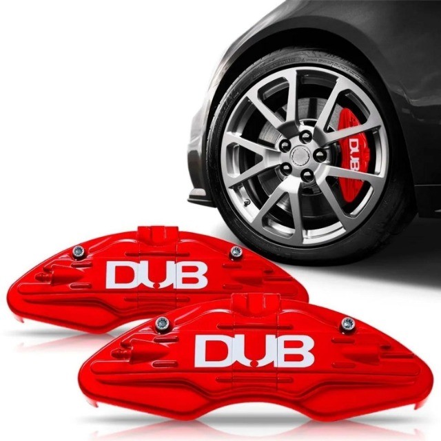 1 Par Capa P/ Pastilha Pinça De Freio Brembo Dub Vermelho