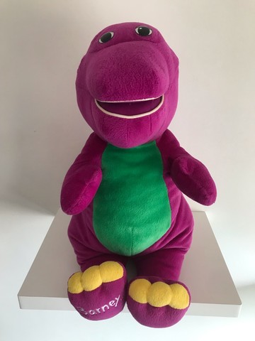 Barney Jumbo antigo da Fisher Price bem grande Hobbies e