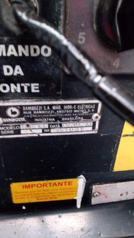 Maquina de solda MIg Bambozzi TRR 3100 corrente solda 300 A usinagem mecanica - Foto 3