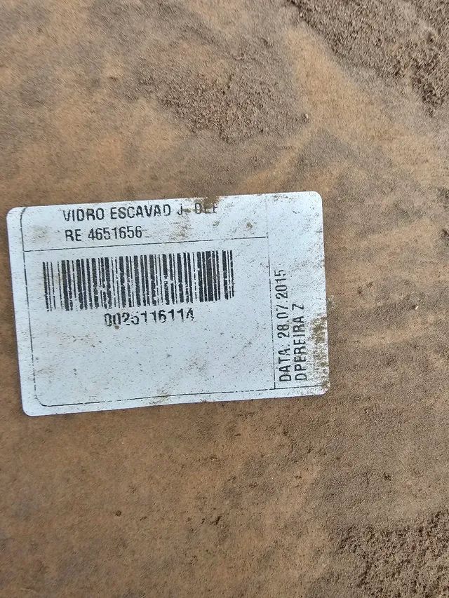 Escavadeira John deere hitachi vidro vigia novo original 4651656 - Foto 6