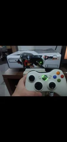 xbox 360 slim + jogos + controles + kinect + cds originais - Valentes Games