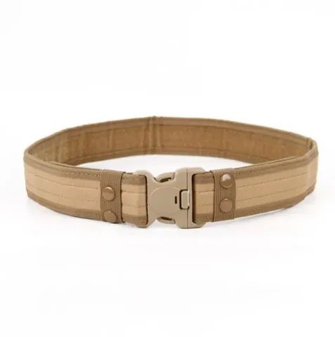 Cinto tático militar com comando de trava