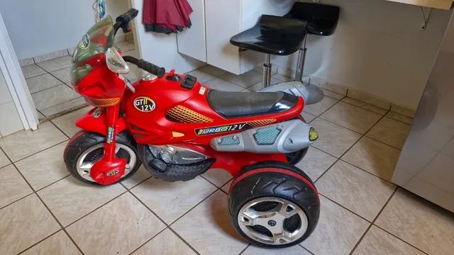 Moto Elétrica Infantil Bandeirante GT2 Turbo 12V Rosa - Bandeirante - 2562  BAND2562