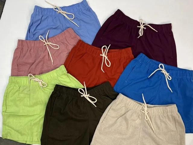 Shorts Linho Plus Size 