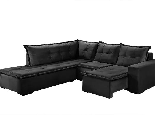 SOFÁ DE CANTO RETRÁTIL SUPER OFERTA ?!!! PR26 - Foto 3