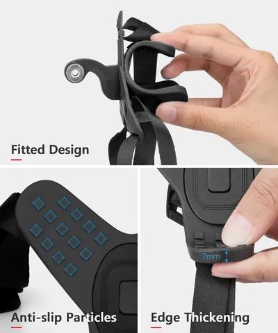 Suporte capacete celular câmera Gopro insta360 - Foto 5