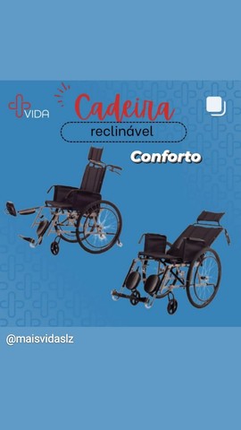 Cadeira de rodas reclinável 