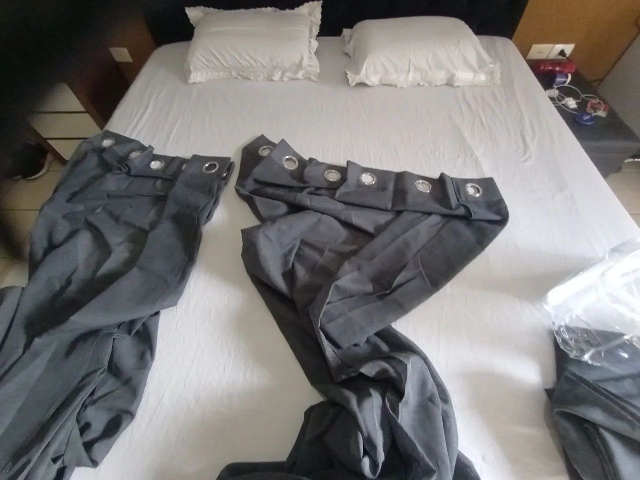 Cortinas blackout para quarto - 2 peças