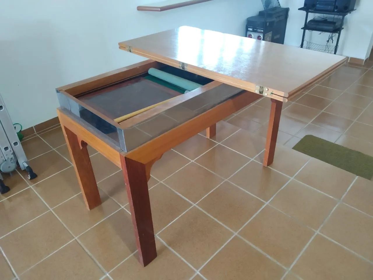 Mesa de Jogo Vintage com Acessórios - Foto 4