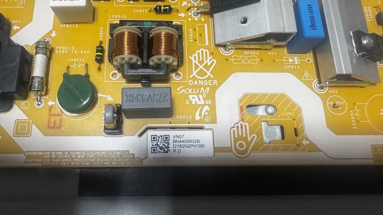 Placa da Fonte TV LED Samsung - UN55NU7100 - Foto 2