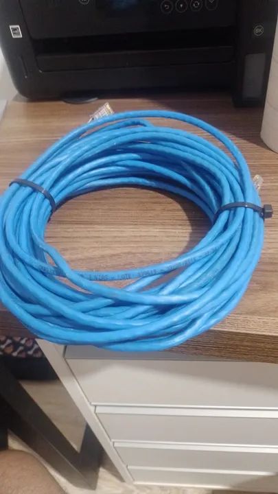 2 Cabos de rede blindado RJ45 + 3 brindes surpresas - Foto 2