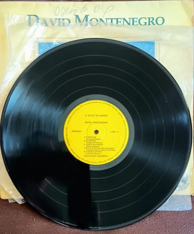 Lp Disco de Vinil Gospel Evangélico David Montenegro - A Volta De Cristo - raro - Foto 3