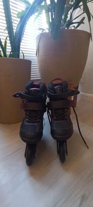 Patins Oxelo + Kit segurança (Estado Novo) - Foto 2