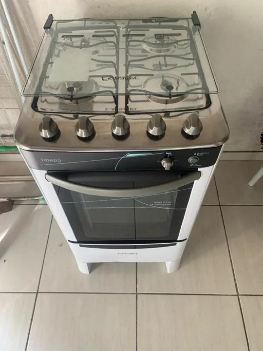 Fogão a Gás Esmaltec Topazio 4 Bocas Branco - Foto 5