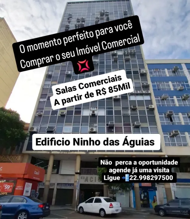 Salas Comerciais a partir de 85mil!!!