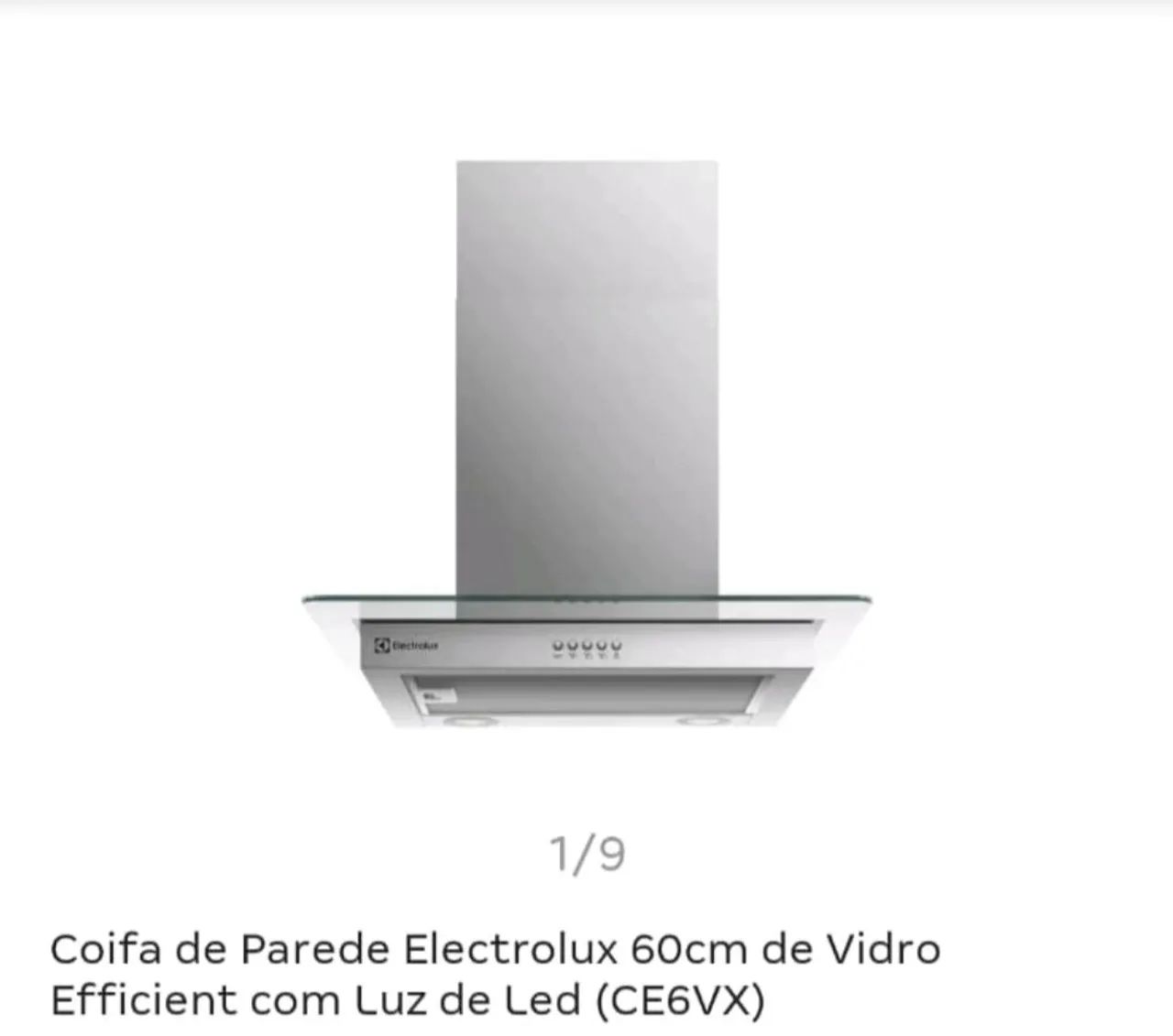 Coifa de parede Electrolux Efficient com luz de led - Foto 4
