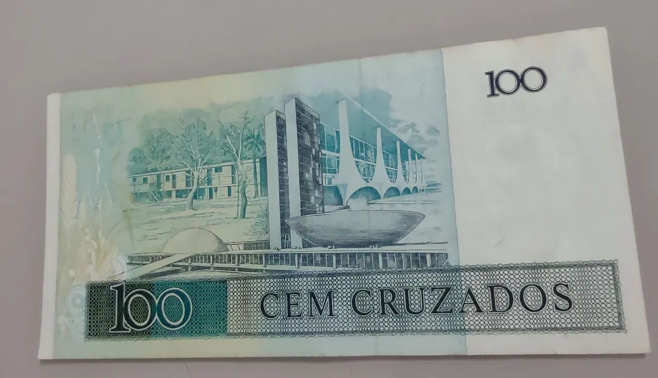 Cédula antiga de 100 cruzados - Foto 2