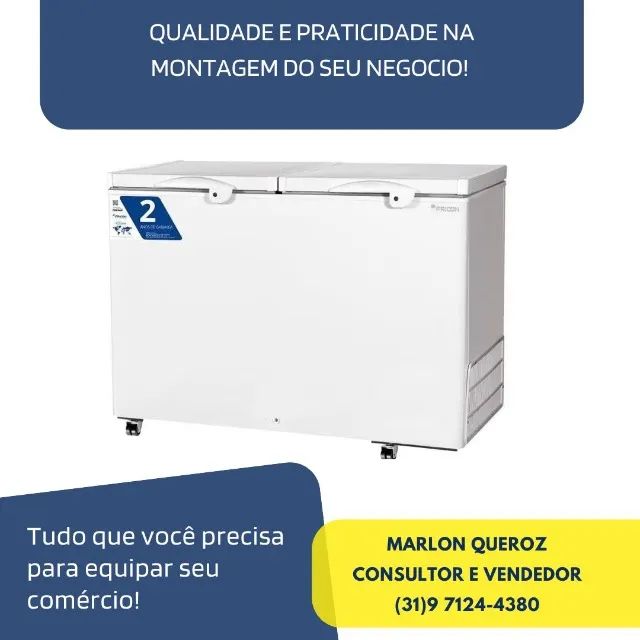 Congelador Fricon 503 Litros Novo Horizontal