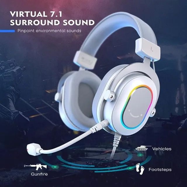 Headset Gamer RGB com Microfone H6 Fifine - Foto 4