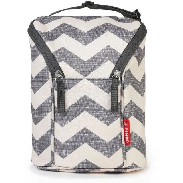 Bolsa Maternidade e frasqueira Skip Hop Cinza - Foto 2